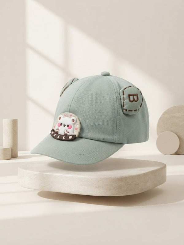 Cdeck Kids Cotton Cap for Boys & Girls | Soft, Lightweight & Comfortable Summer Wear | 1–3 Years