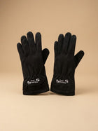 Cdeck Women’s Woolen Gloves | Warm Winter Gloves | Touchscreen Friendly | Free Size | Black