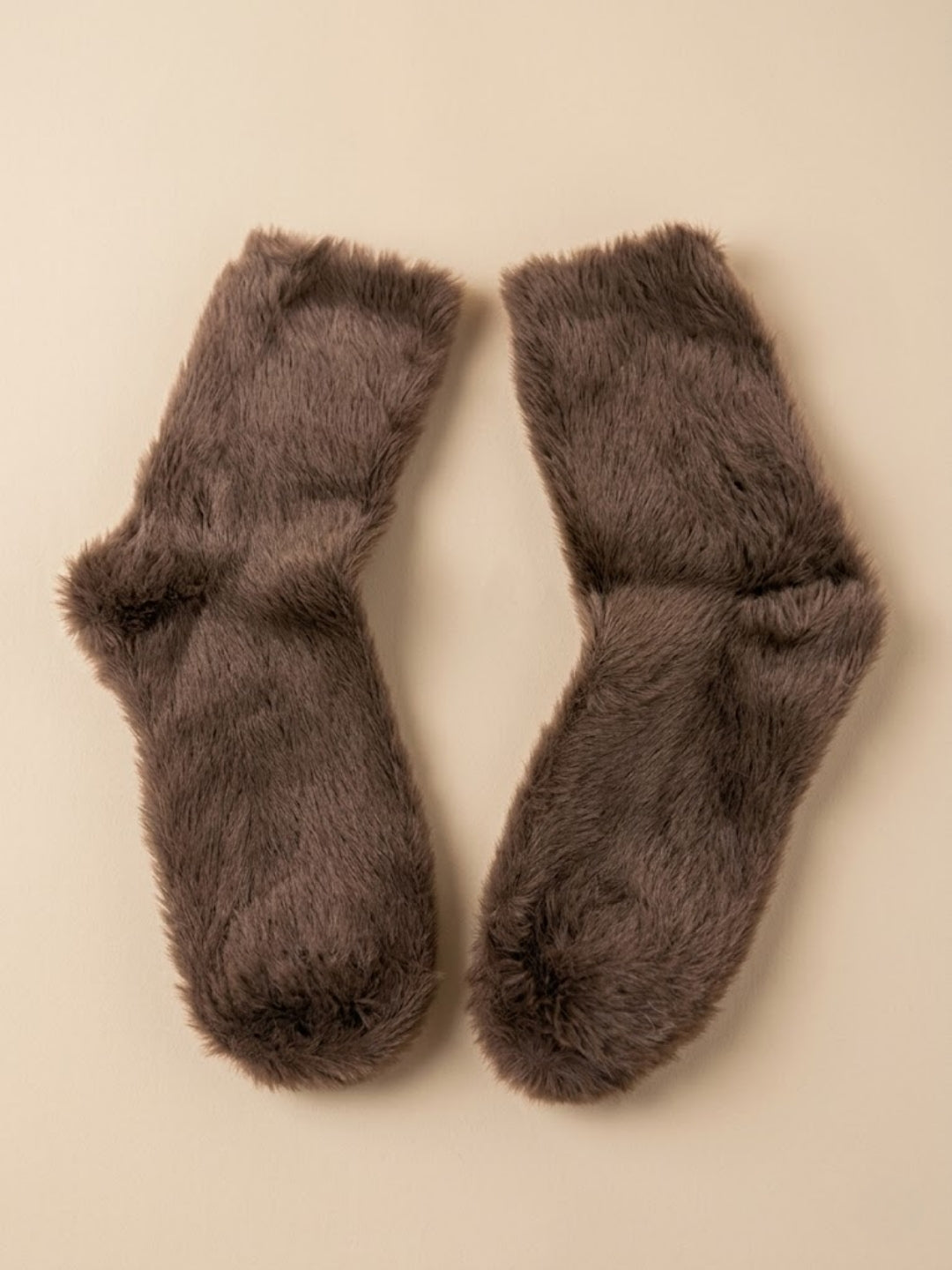 Cdeck Women’s Soft & Warm Woolen Fuzzy Socks | Cozy Thick Winter Socks for Women | Brown