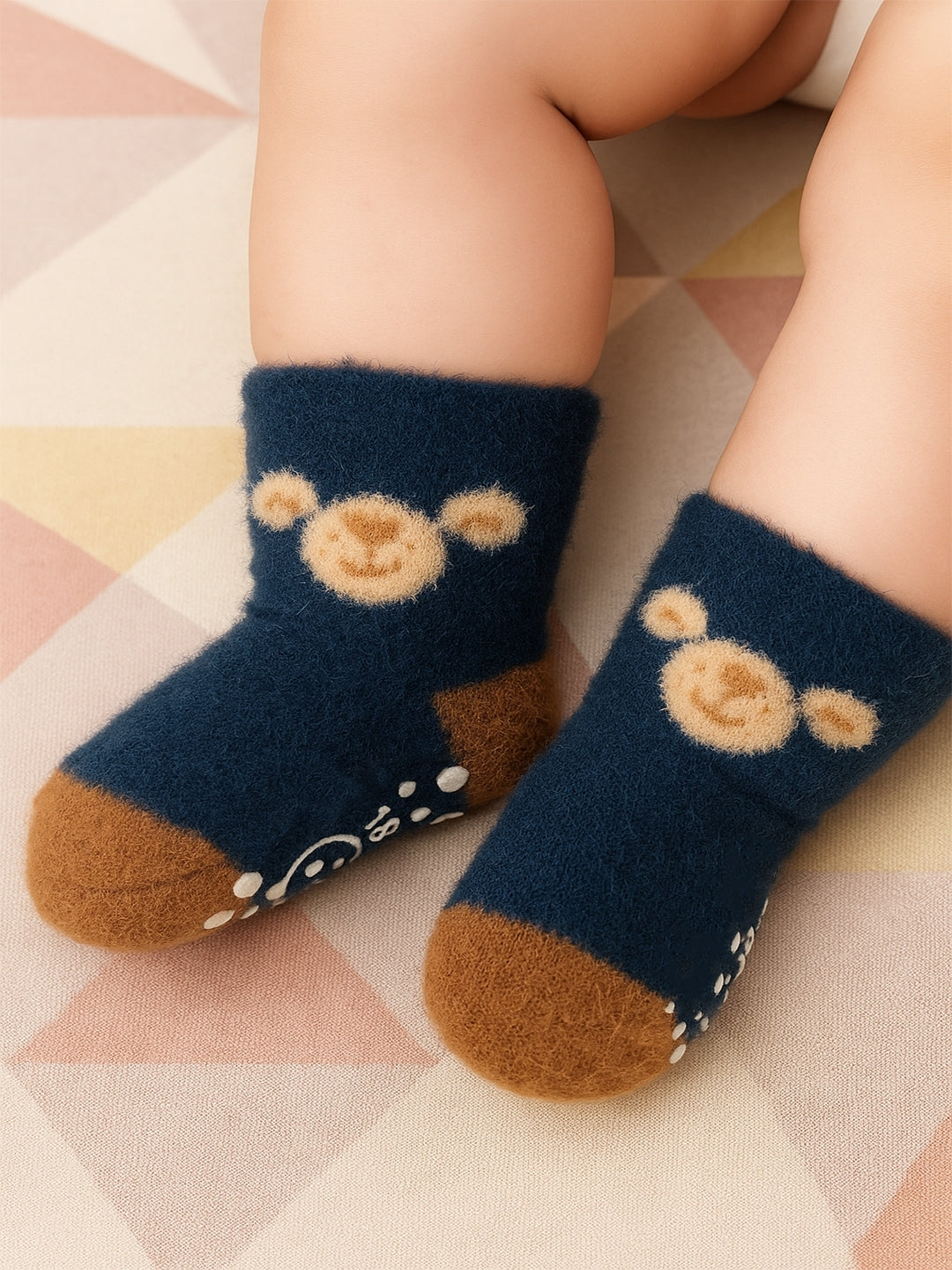 Cdeck Baby Woolen Socks for Boys & Girls | Soft, Warm & Comfortable Winter Socks | 0–4 Years