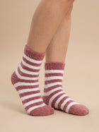 Cdeck Premium Hair Wool Socks for Women | Warm & Comfortable | Free Size | Rose White