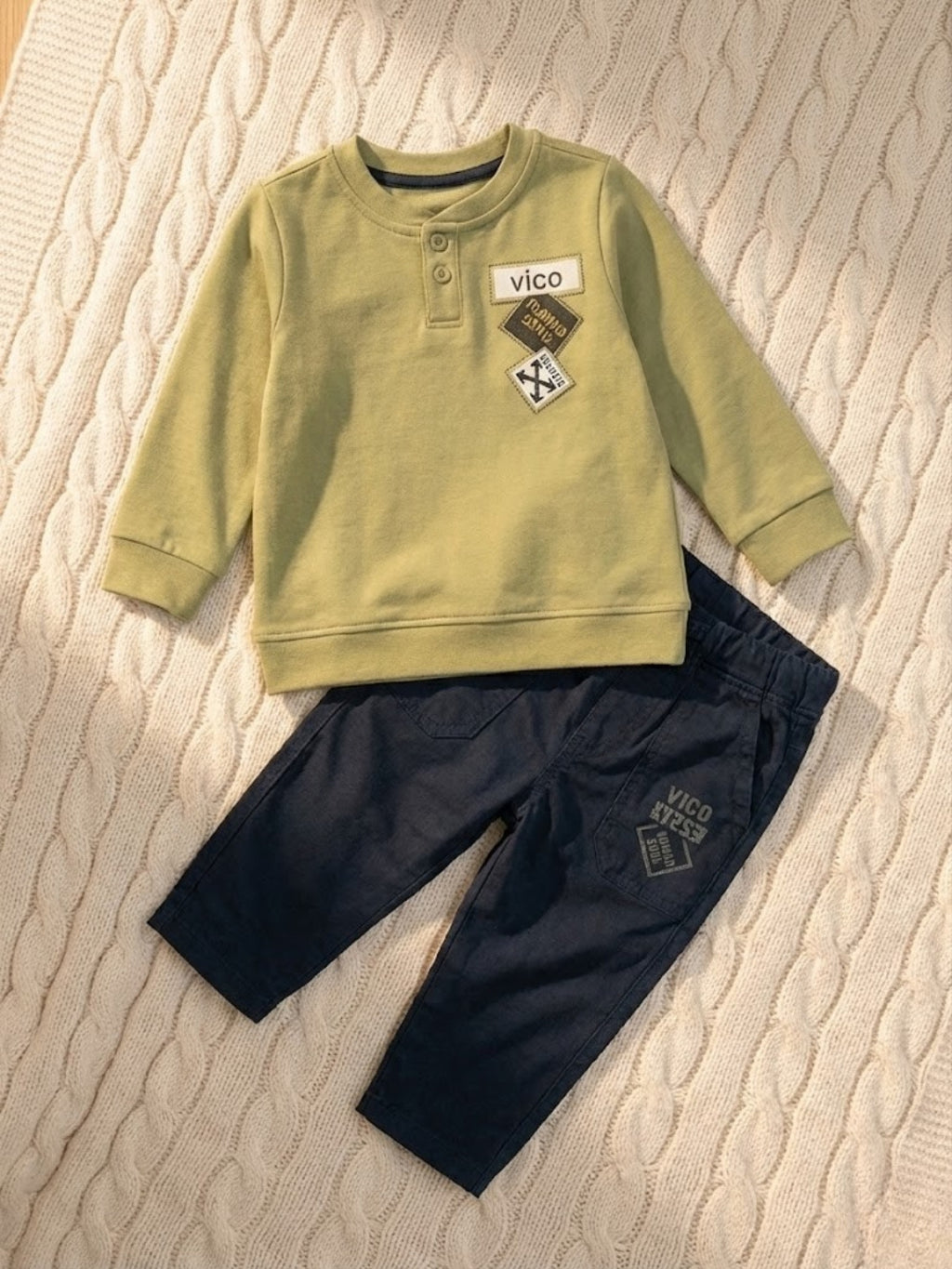 Cdeck Baby Full Sleeve T-Shirt & Pants Set