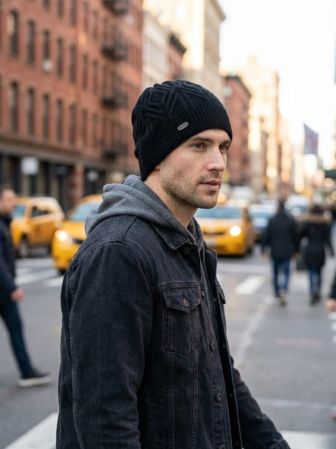 Cdeck Men's Woolen Winter Cap | Soft, Warm, Comfortable & Stylish Winter Wear