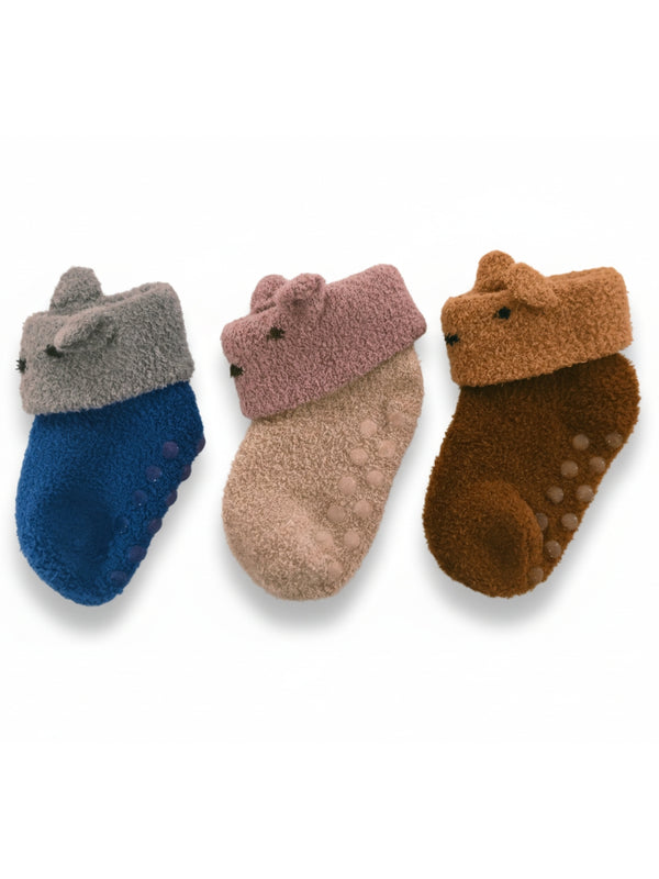 Cdeck Rabbit Wool Winter Socks for Kids | Soft, Warm & Anti-Slip | 0-4 Years
