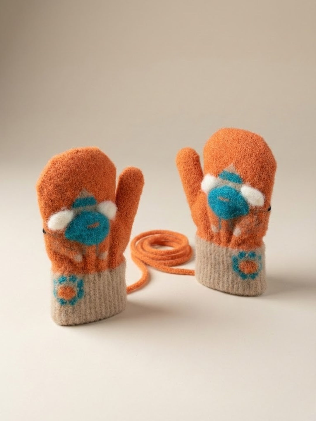 Cdeck Baby Woolen Winter Gloves for Boys & Girls | Soft, Warm & Comfortable | 0–12 Months