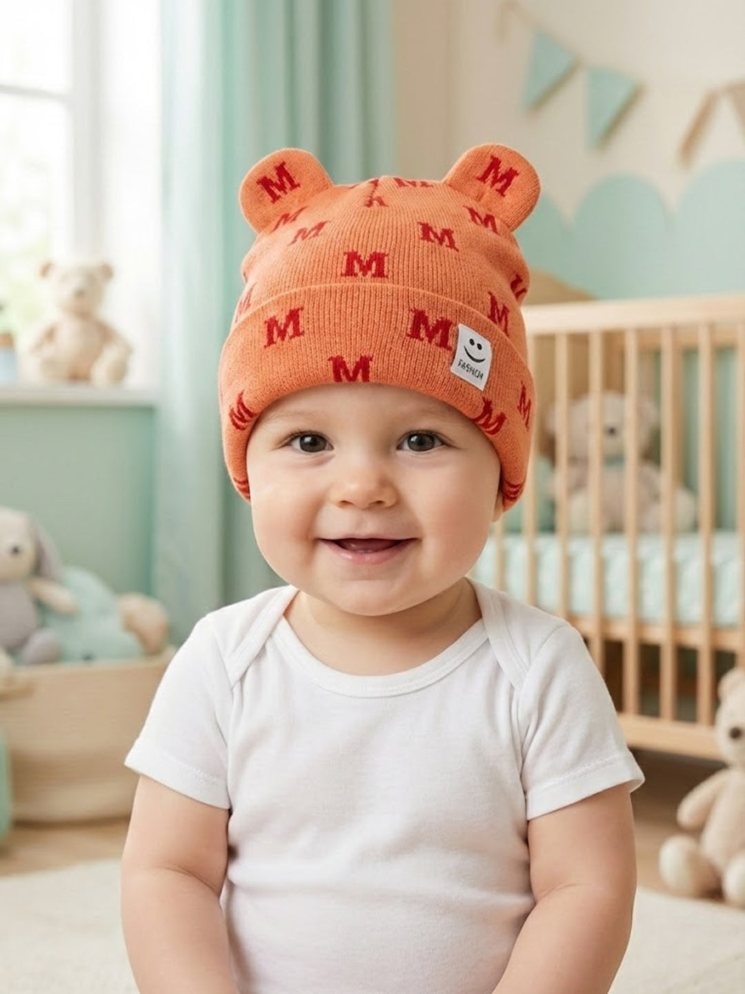 Cdeck Kids Woolen Cap for Boys & Girls | Soft, Warm & Comfortable Winter Wear | 6–18 Months