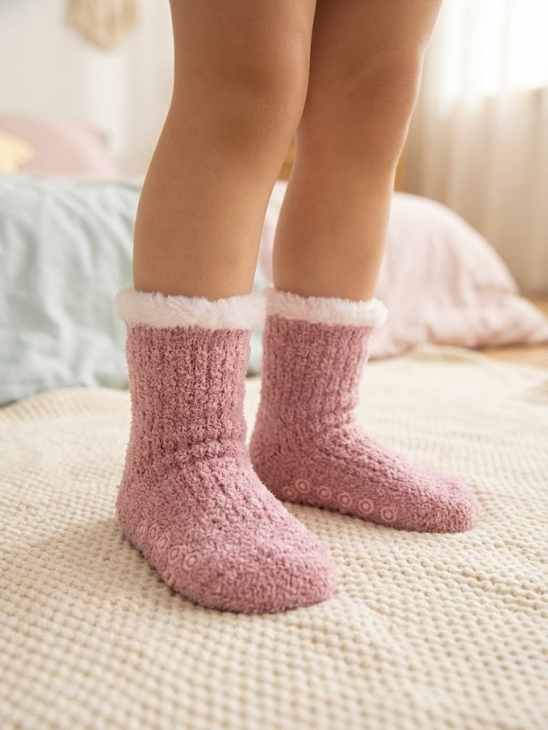 Cdeck Baby Woolen Socks for Boys & Girls | Soft, Warm & Comfortable Winter Socks | 0–3 Years