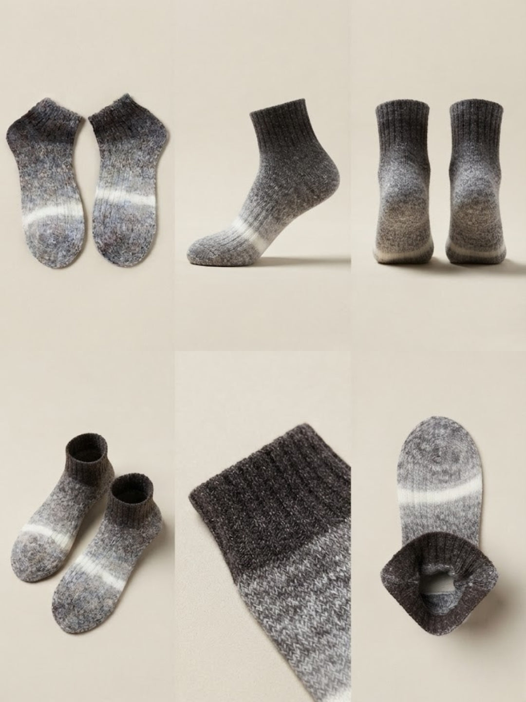 Cdeck Women’s Premium Rabbit Hair Wool Low Cut Ankle Socks – Soft Warm Comfortable Socks