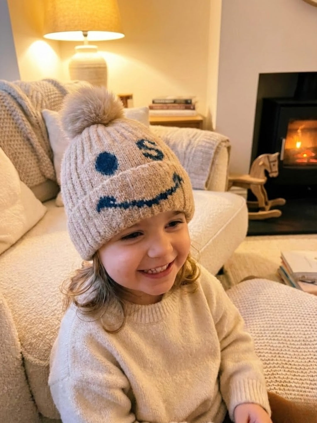 Cdeck Kids Woolen Winter Cap for Boys & Girls | Soft, Warm & Comfortable | 2–4 Years