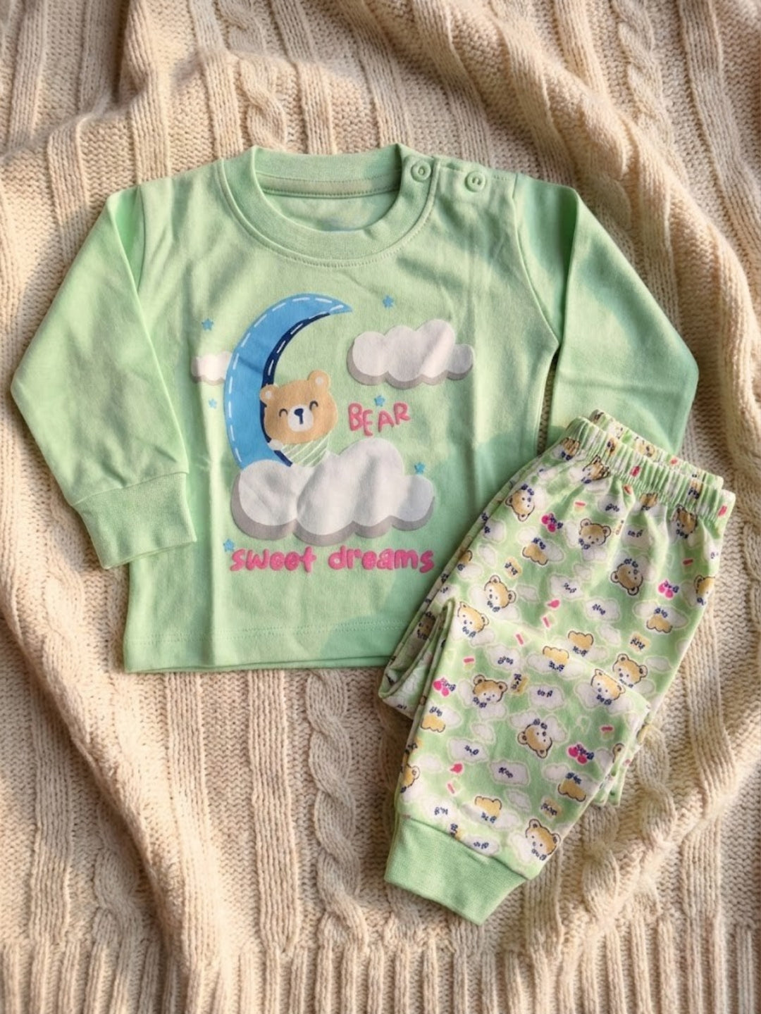 Cdeck Baby Full Sleeve T-Shirt & Pants Set | Soft, Comfortable & Stylish Baby Wear