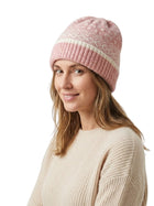 Cdeck Women Woolen Cap | Soft Knitted Winter Beanie for Women | Warm & Stylish Winter Wear | Free Size| Pink