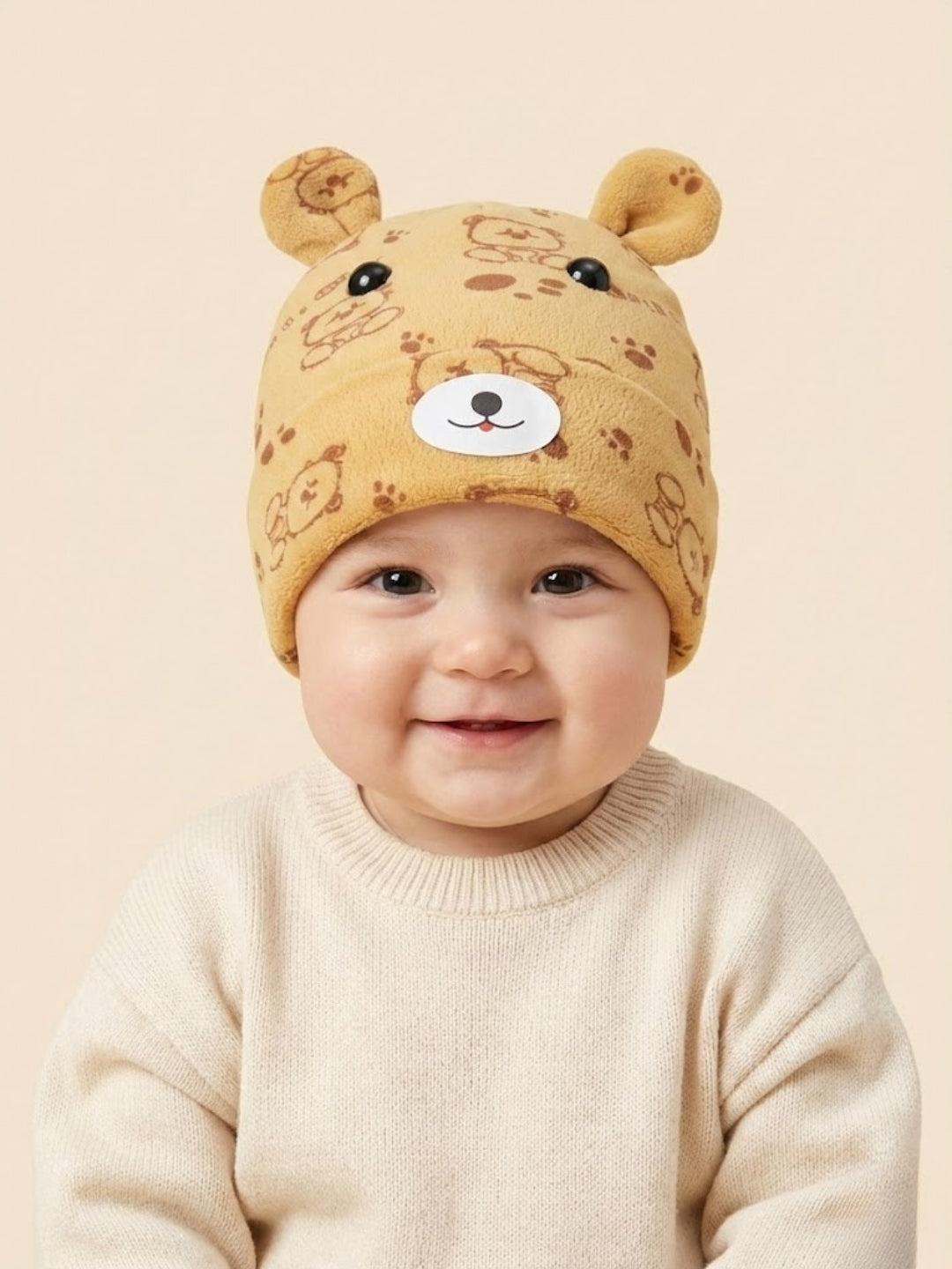 Cdeck Kids Woolen Cap for Boys & Girls | Soft, Warm & Comfortable Winter Wear | 6–18 Months