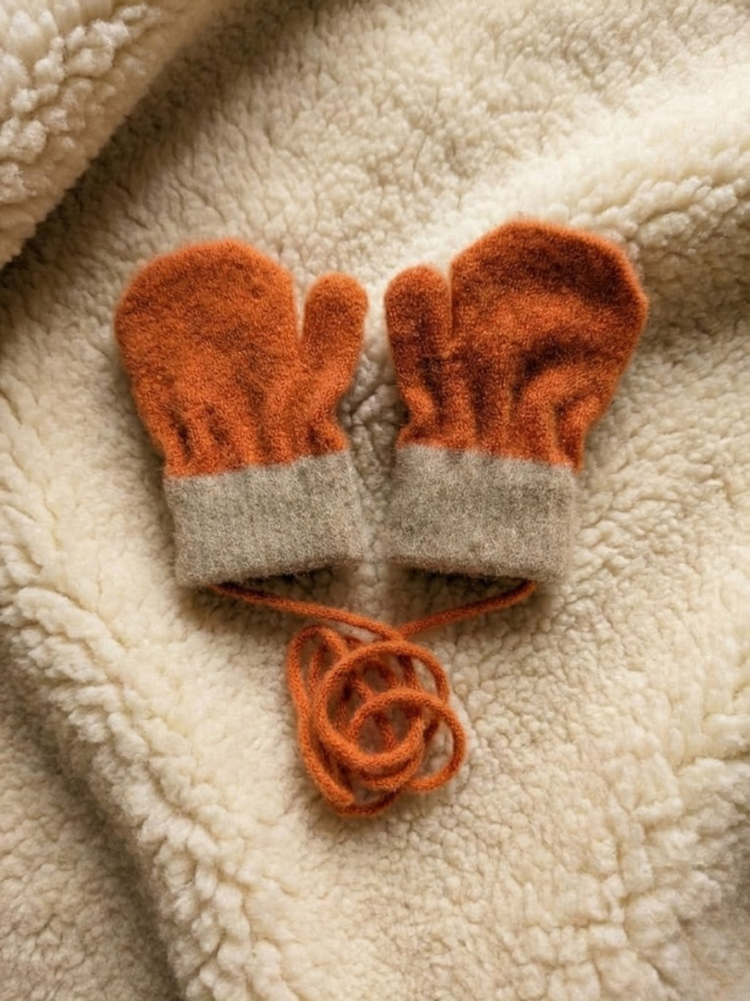 Cdeck Baby Woolen Winter Gloves for Boys & Girls | Soft, Warm & Comfortable | 0–12 Months