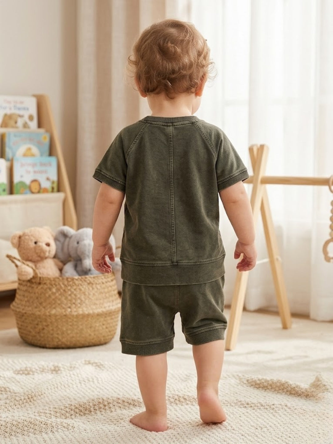 Cdeck Baby Cotton T-Shirt & Shorts Set | Half Sleeve, Soft & Comfortable Baby Wear