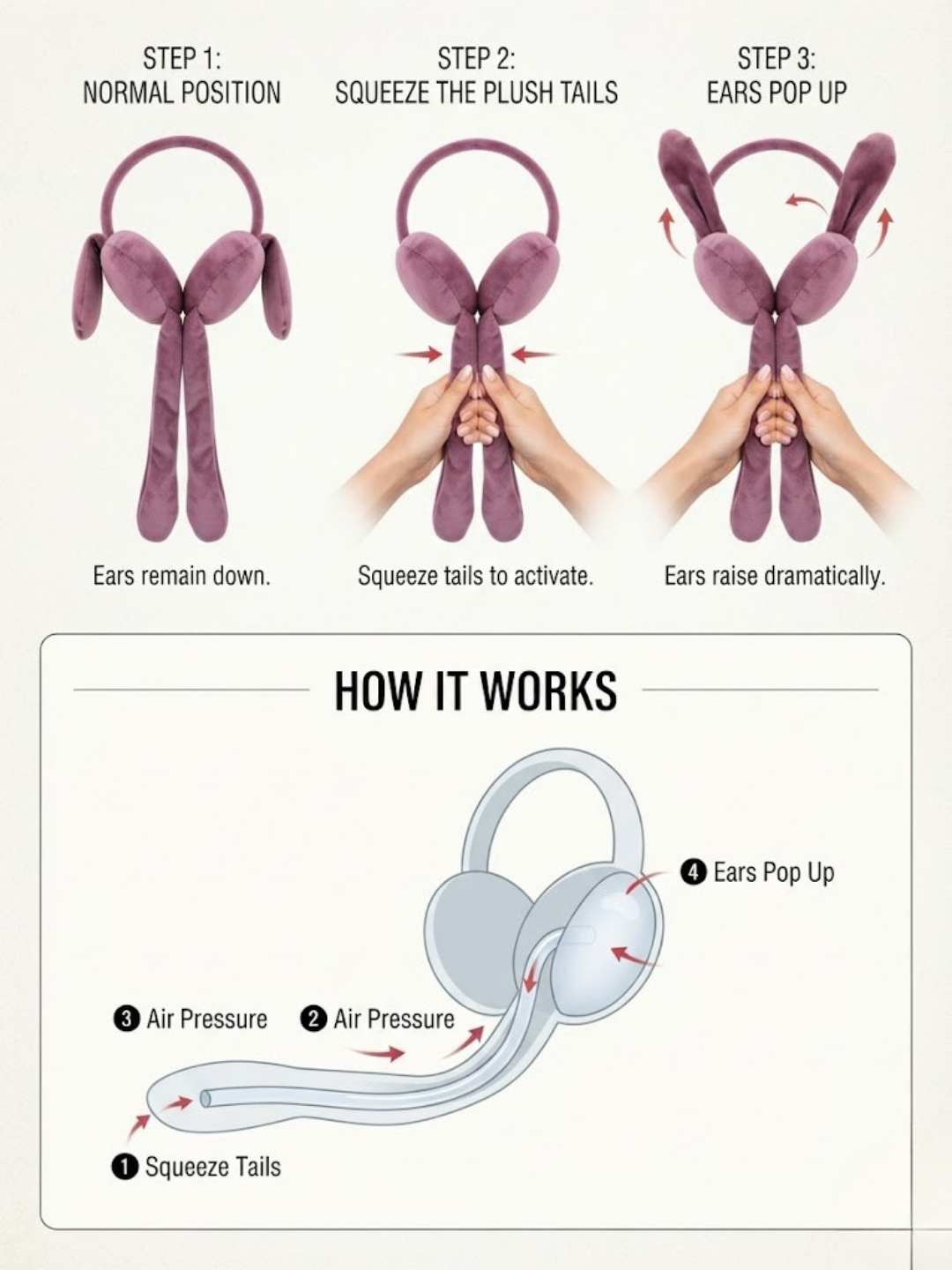 Cdeck Velvet Winter Earmuffs for Girls & Women, Soft Warm Ear Warmers with Long Tie Design, Free Size