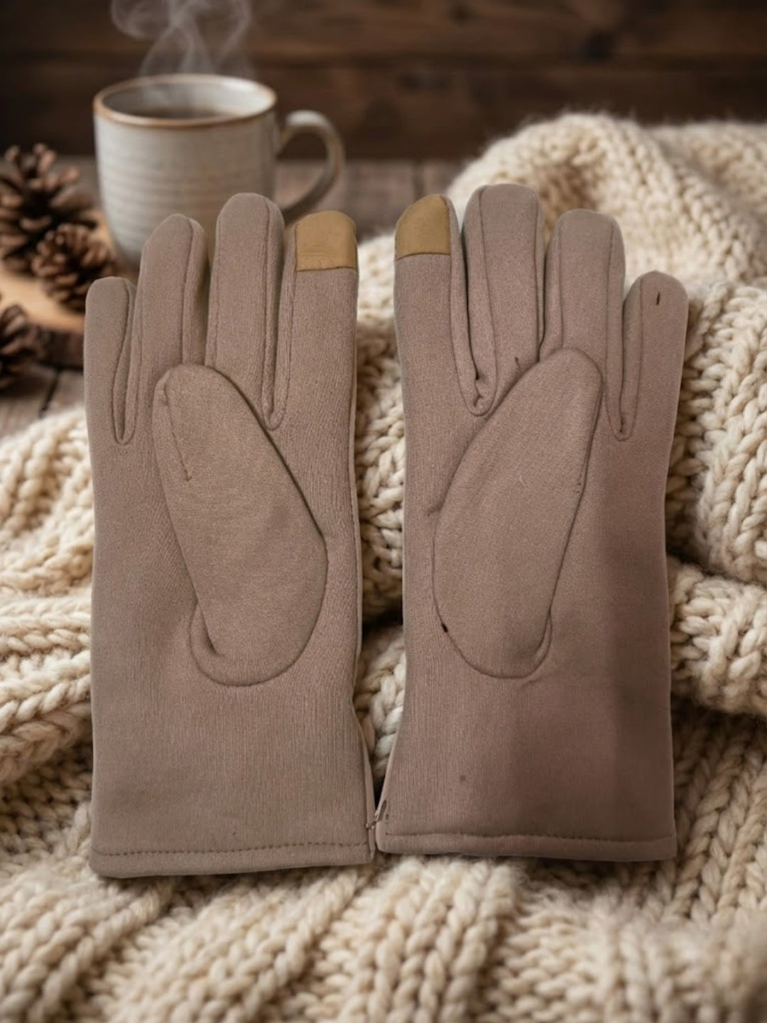 Cdeck Women Woolen Winter Gloves | Soft, Warm & Comfortable for Winter Wear