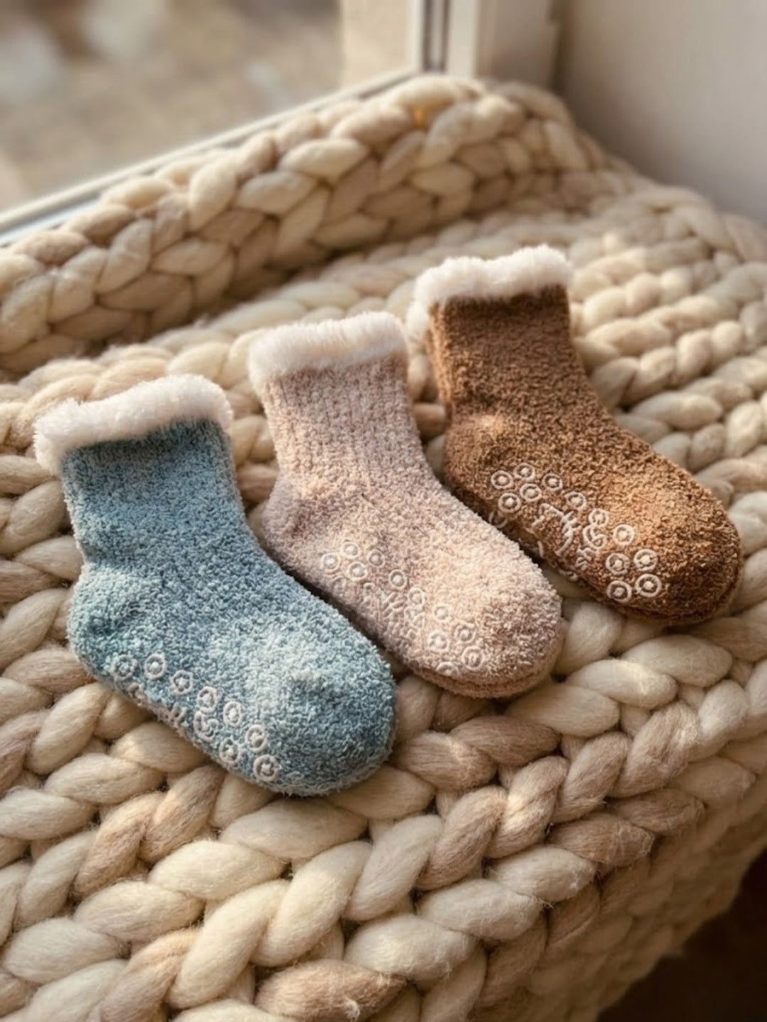 Cdeck Baby Woolen Socks for Boys & Girls | Soft, Warm & Comfortable Winter Socks | 0–3 Years