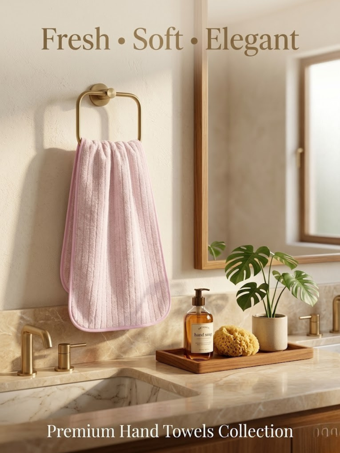 Cdeck Premium Cotton Hand Towel | Soft, Absorbent & Comfortable Everyday Use