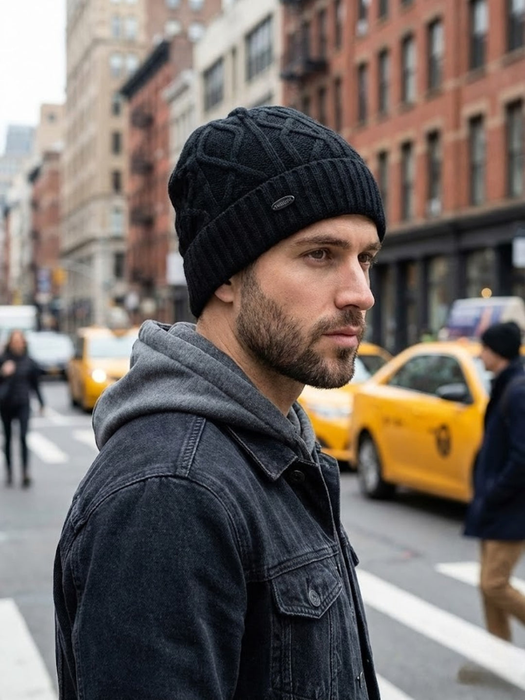 Cdeck Men's Woolen Winter Cap | Soft, Warm, Comfortable & Stylish Winter Wear