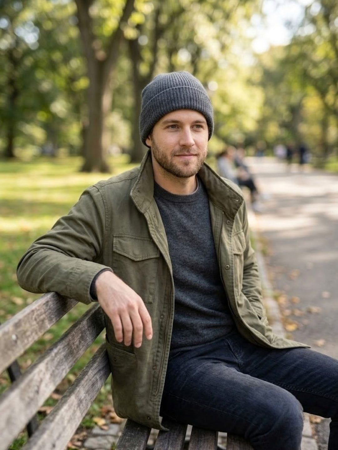 Cdeck Men’s Woolen Winter Cap | Soft, Warm & Comfortable Cap for Everyday Wear | Free Size | Grey