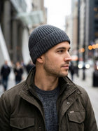 Cdeck Men’s Woolen Winter Cap | Soft, Warm & Comfortable Cap for Everyday Wear | Free Size | Grey