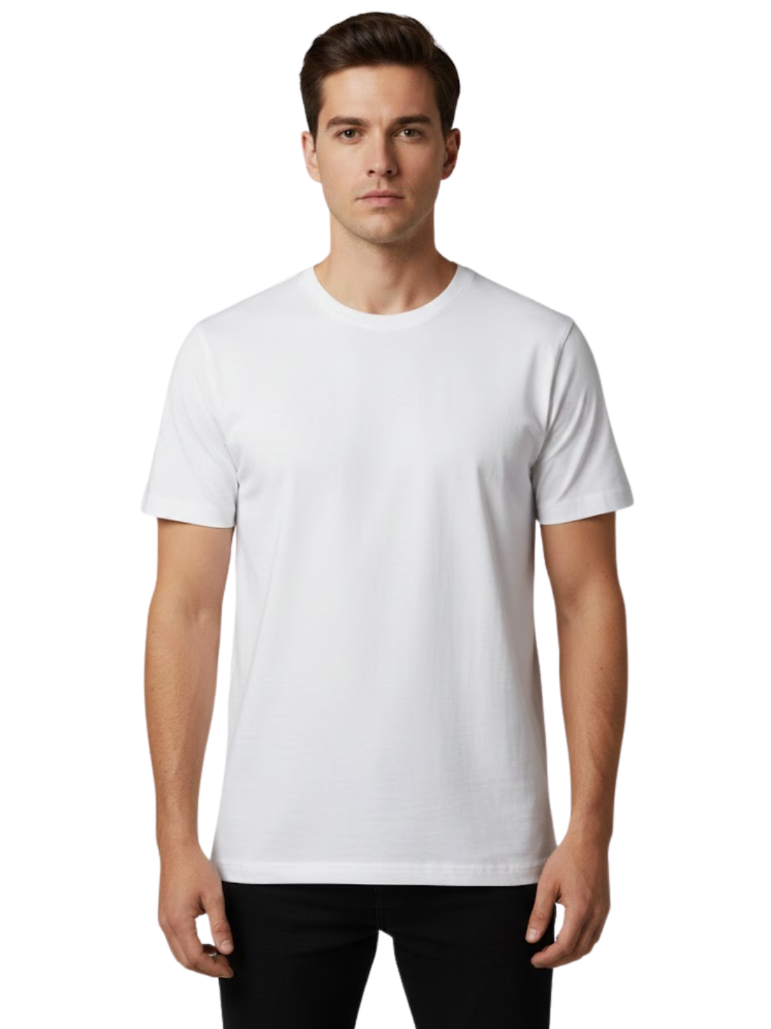Cdeck Men’s Plain T-Shirt Combo | Soft Comfortable Round Neck Half Sleeve T-Shirts | Classic Solid Casual Tees for Men | Pack of 2
