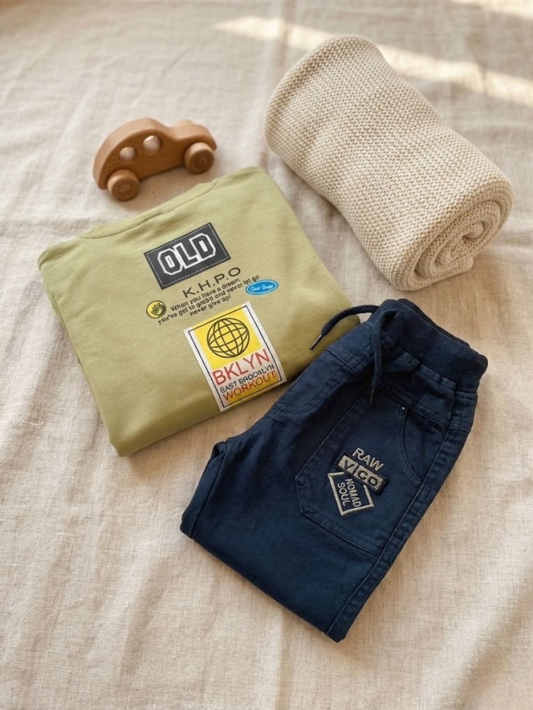 Cdeck Baby Full Sleeve T-Shirt & Pants Set | Comfortable & Stylish Baby Clothing