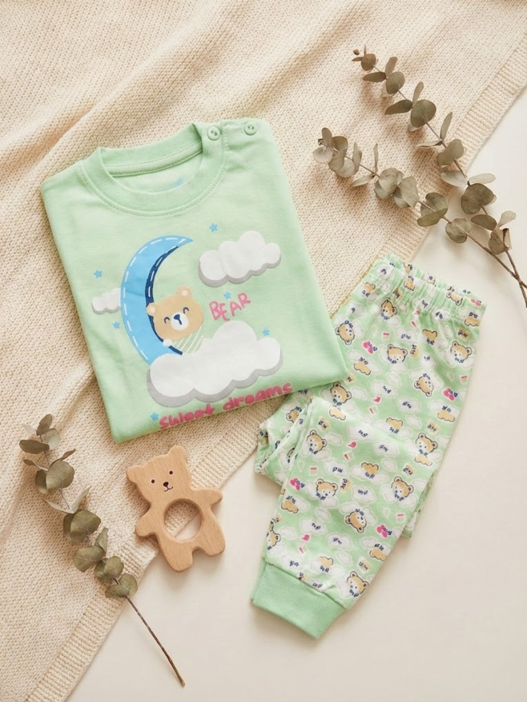 Cdeck Baby Full Sleeve T-Shirt & Pants Set | Soft, Comfortable & Stylish Baby Wear