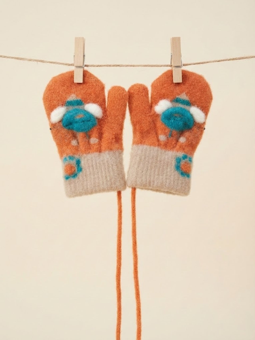 Cdeck Baby Woolen Winter Gloves for Boys & Girls | Soft, Warm & Comfortable | 0–12 Months