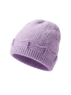 Cdeck Kids Woolen Winter Cap for Baby Girls | Soft, Warm & Comfortable | 1–2 Years