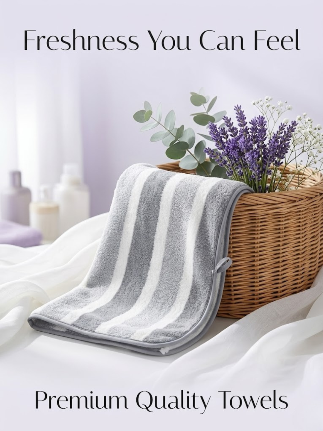 Cdeck Premium Cotton Hand Towel | Soft, Absorbent & Comfortable Everyday Use
