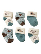 Cdeck Baby Kids Towel Cotton Socks | Soft, Comfortable & Absorbent | 0–12 Months