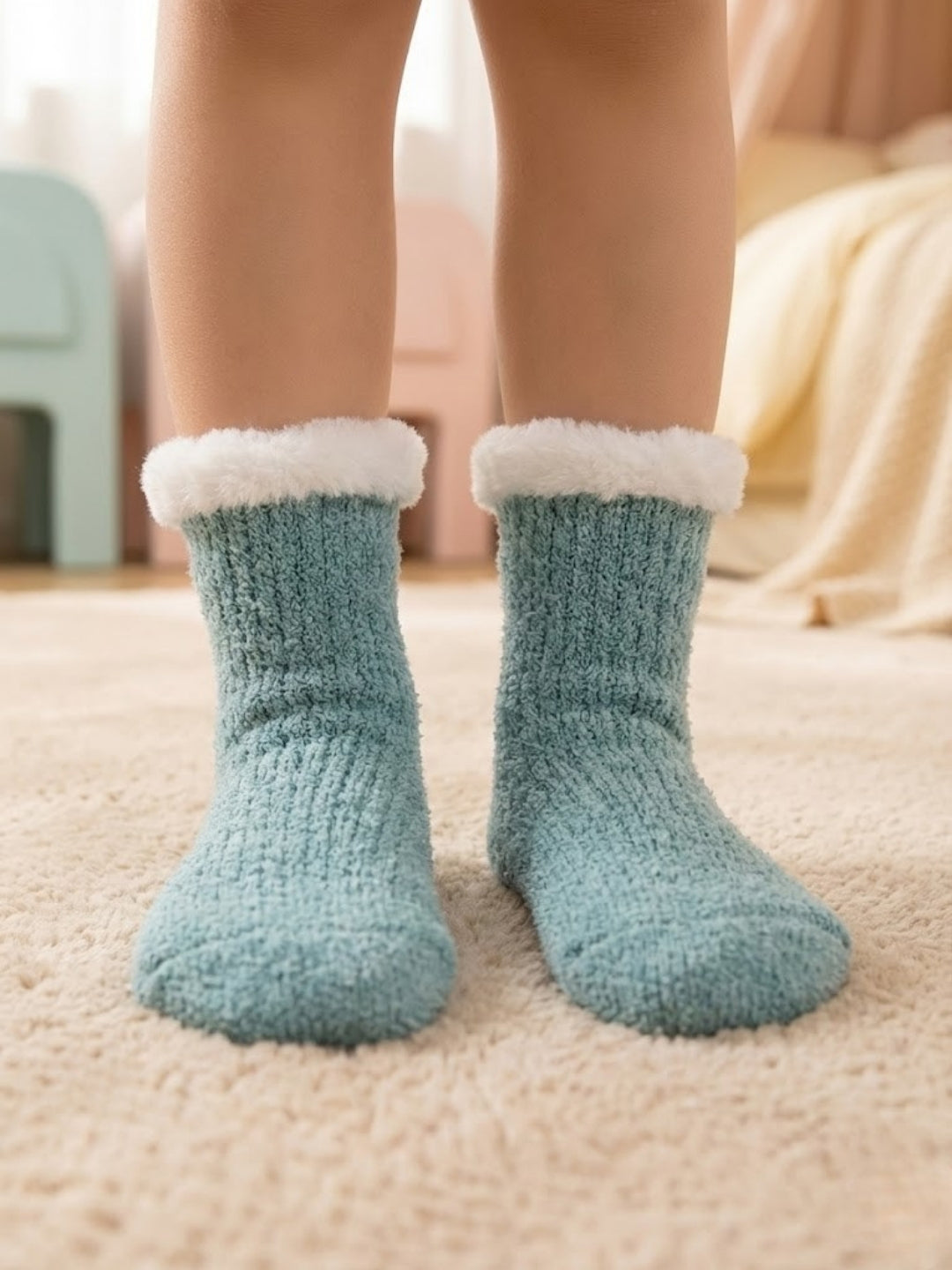 Cdeck Baby Woolen Socks for Boys & Girls | Soft, Warm & Comfortable Winter Socks | 0–3 Years