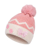 Cdeck Kids Woolen Winter Cap for Baby Girls | Soft, Warm & Comfortable | 1–2 Years
