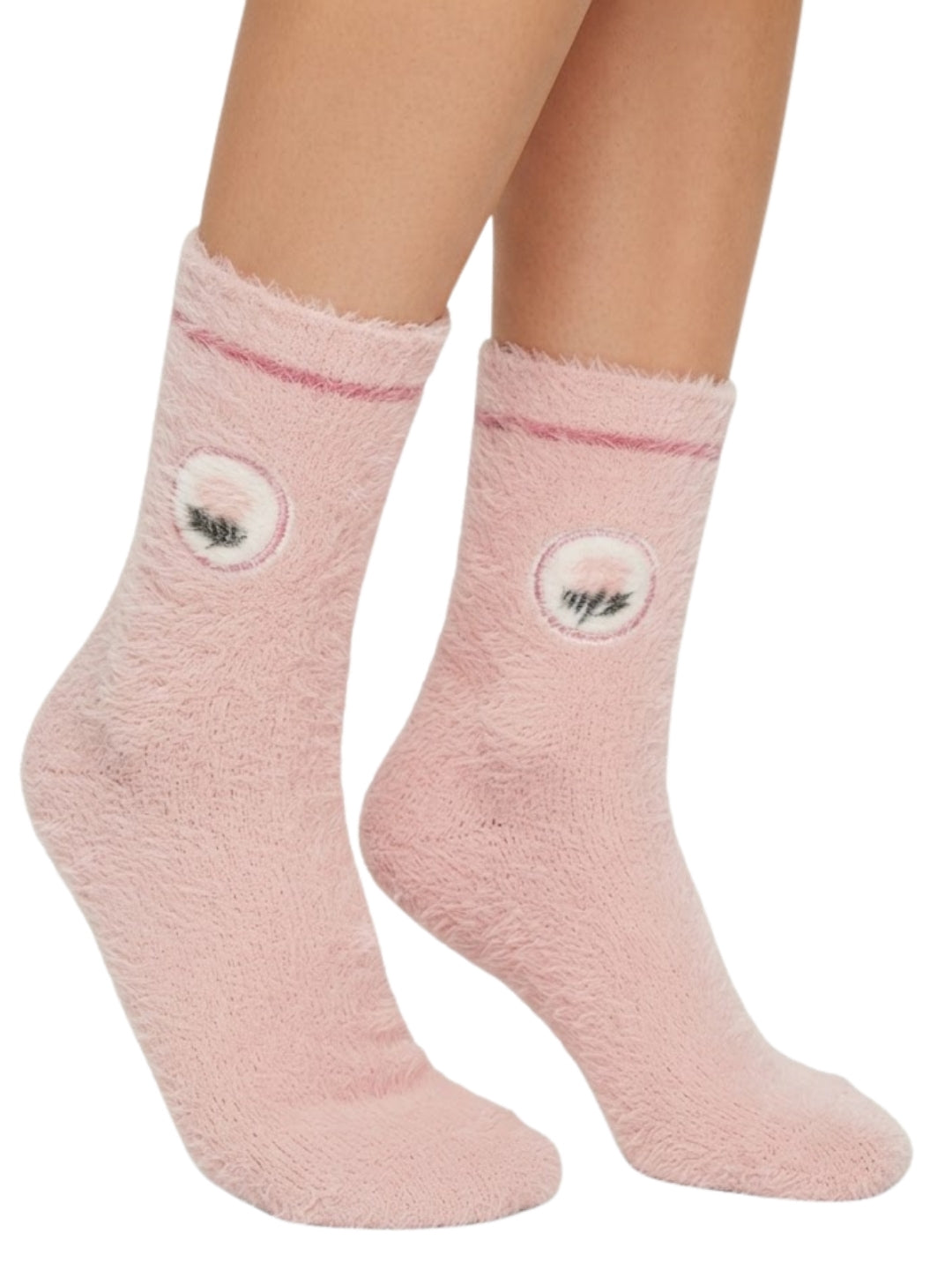 Cdeck Women’s Premium Rabbit Hair Wool Socks – Soft Fuzzy Mid-Calf Warm Winter Socks