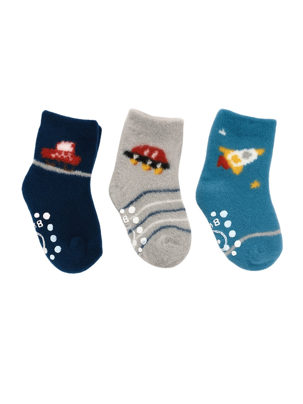 Cdeck Baby Woolen Socks for Boys & Girls | Soft, Warm & Comfortable Winter Socks | 0–2 Years