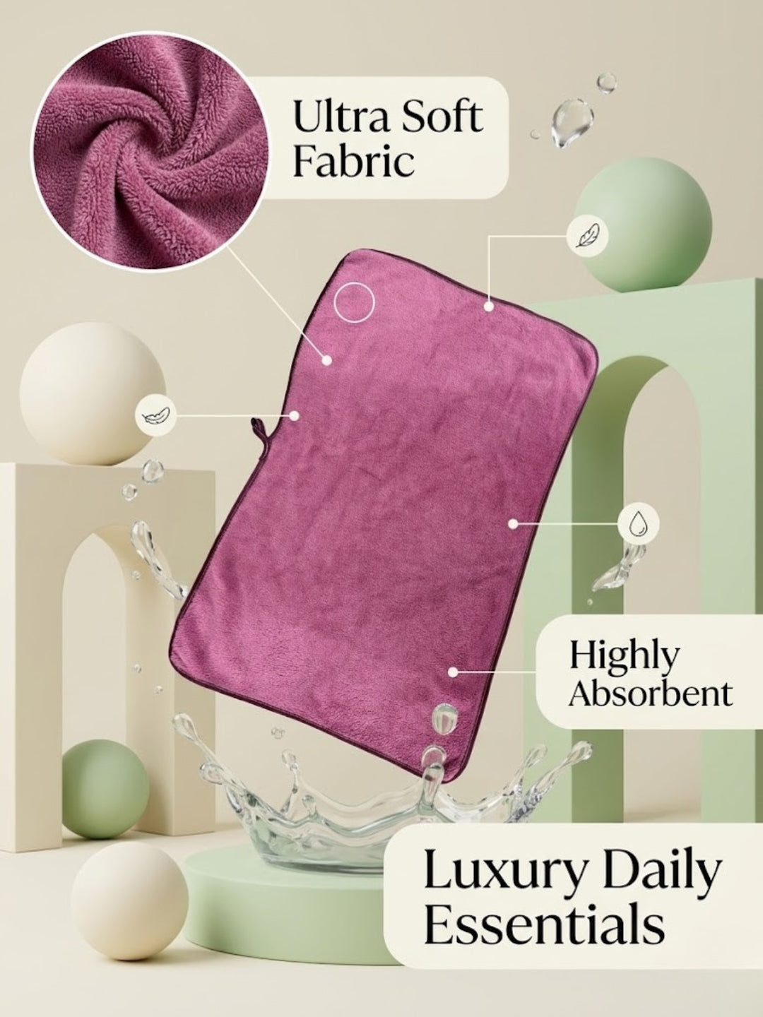Cdeck Premium Cotton Hand Towel