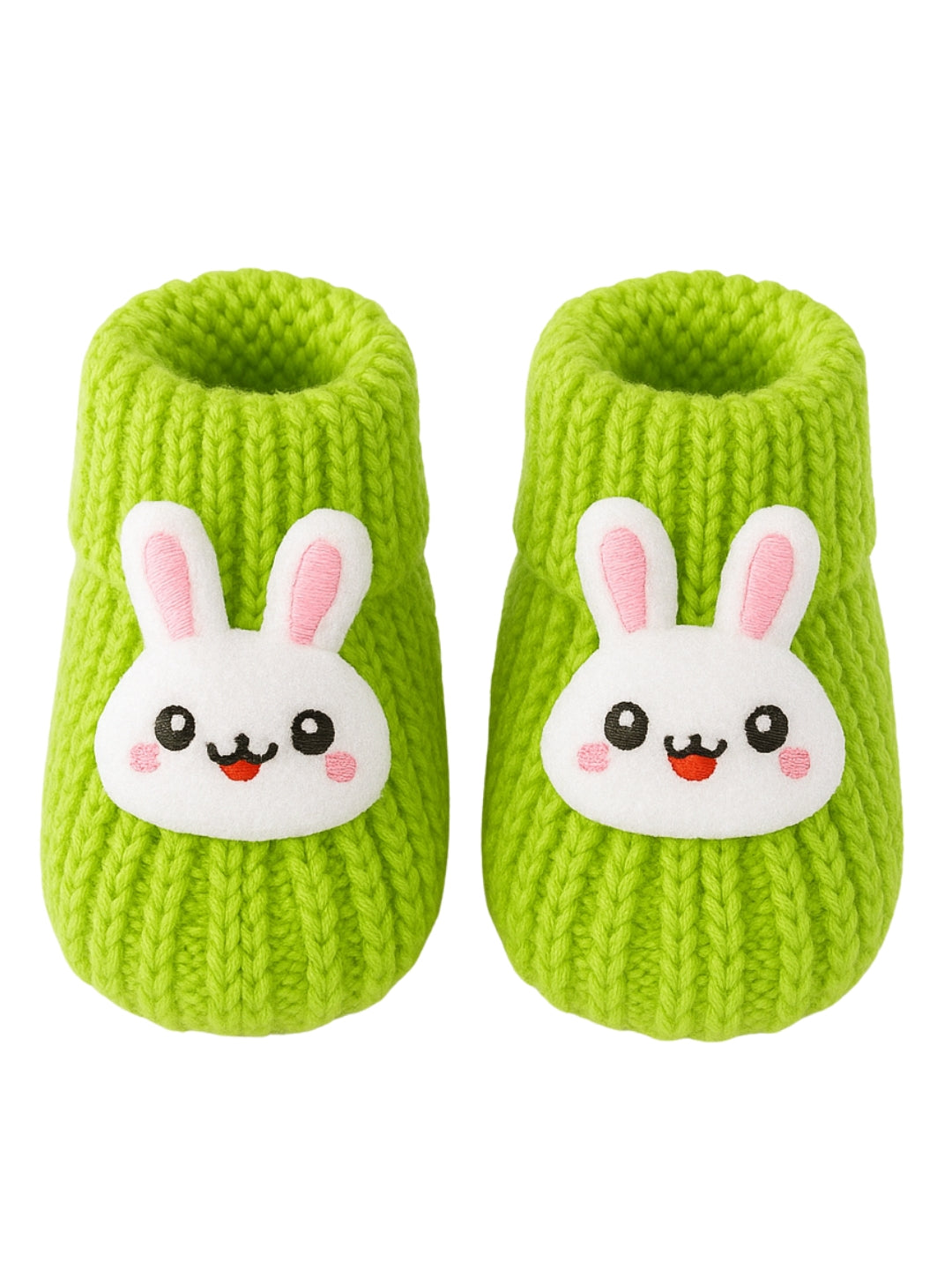 Cdeck Hand Knitted Baby Woolen Booties | Soft, Warm & Comfortable Newborn Footwear | 0–12 Months