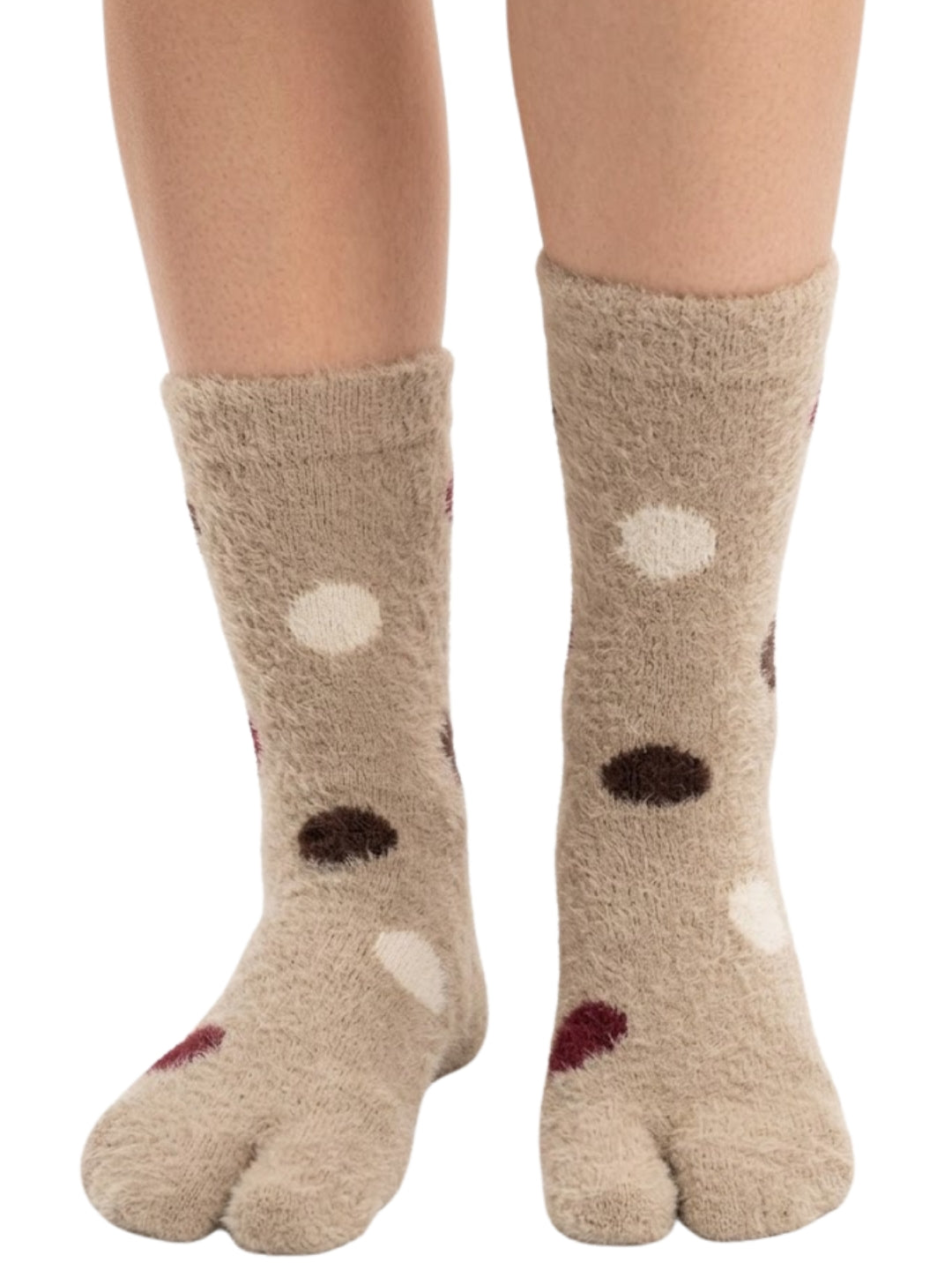 Cdeck Warm Socks for Women & Girls | Soft Cozy Comfortable Everyday Home Wear | Beige