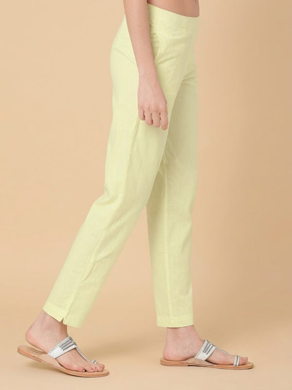 Cdeck Women’s Cotton Blend Straight Fit Pants with Pockets – Comfortable & Stylish Casual Trousers