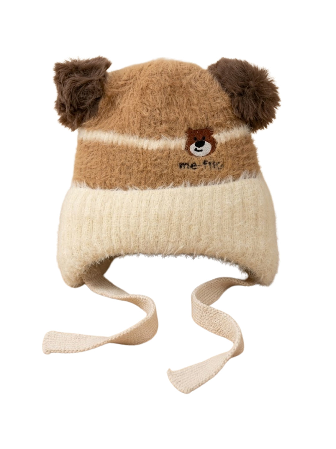 Cdeck Kids Woolen Winter Cap for Boys & Girls | Warm & Comfortable Winter Wear | 2–4 Years | Brown