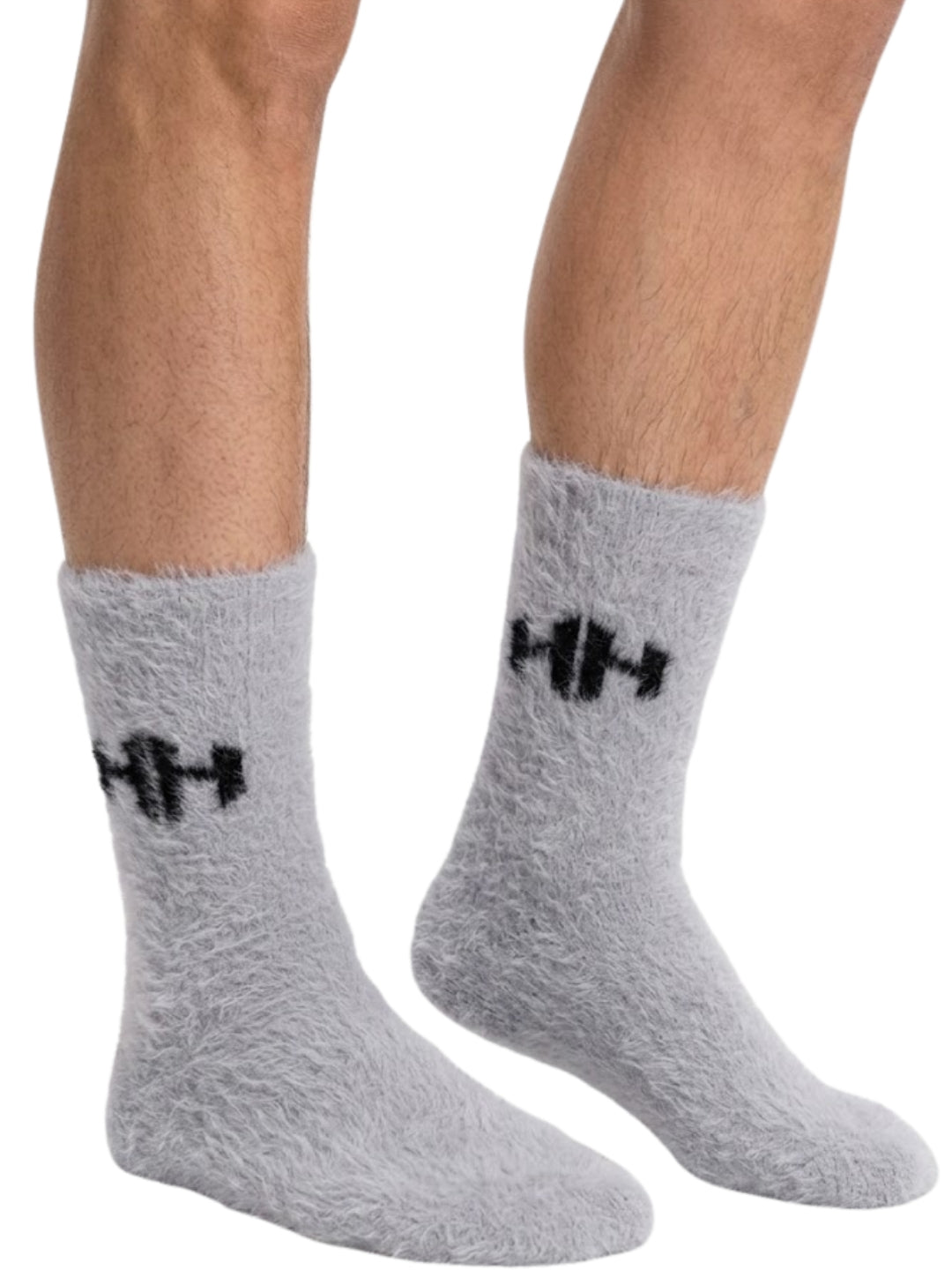 Cdeck Men’s Hair Wool Winter Socks | Single Pair | Soft, Warm & Stretchable | Grey