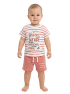 Cdeck Baby Cotton T-Shirt & Shorts Set | Half Sleeve, Soft & Comfortable Baby Wear