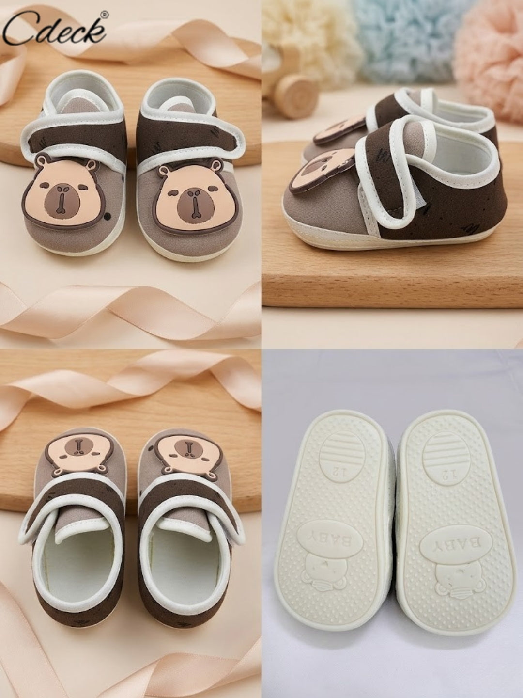 Cdeck Summer Booties for Kids | Soft, Lightweight & Comfortable Baby Footwear |3-18 months