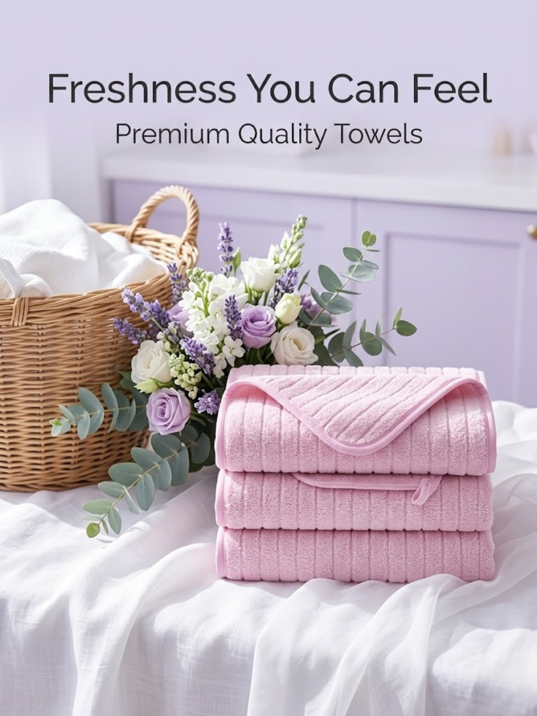 Cdeck Premium Cotton Hand Towel | Soft, Absorbent & Comfortable Everyday Use
