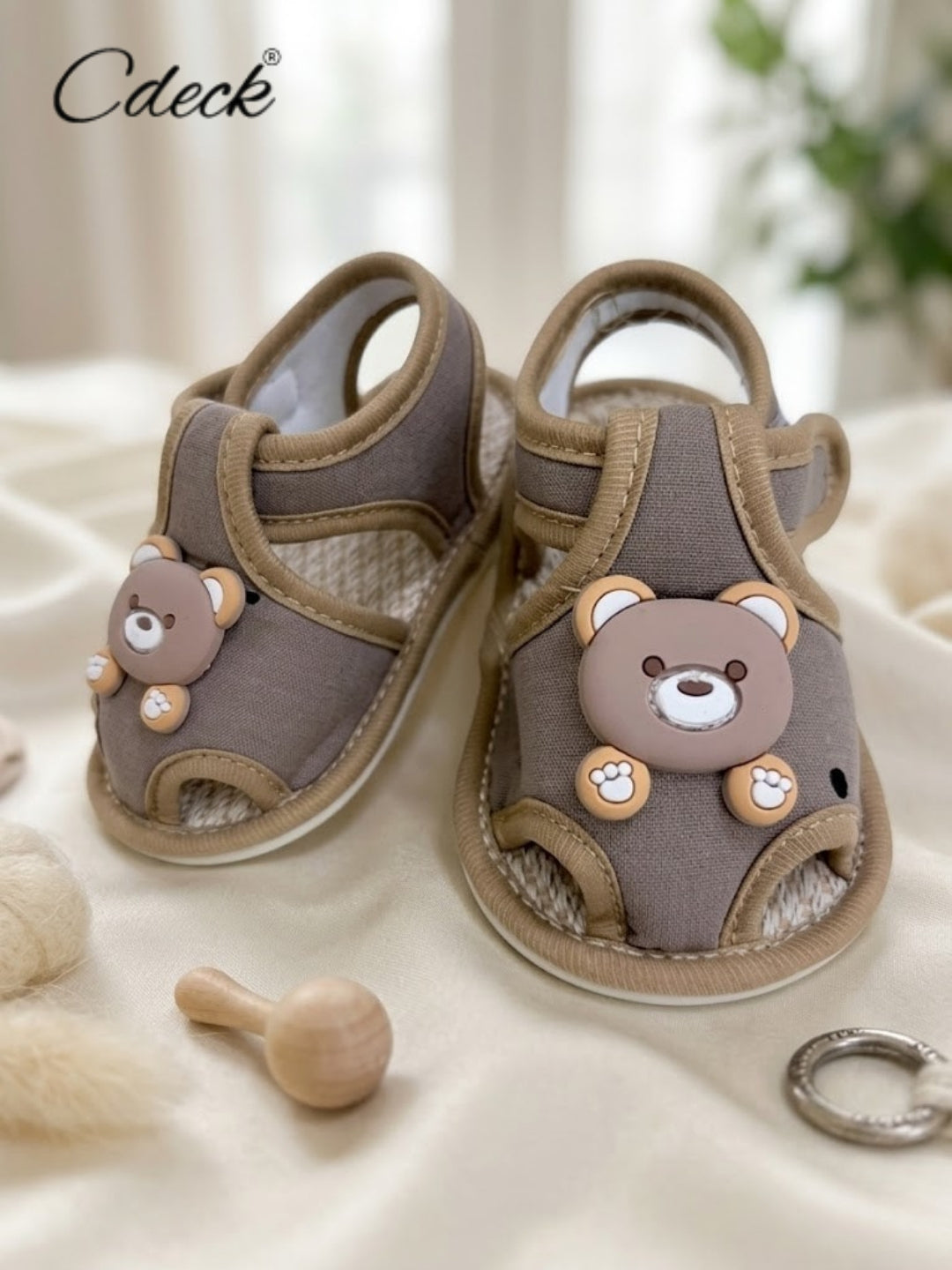 Cdeck Baby Sandals for Girls & Boys | Soft, Lightweight & Comfortable | 3-18 months
