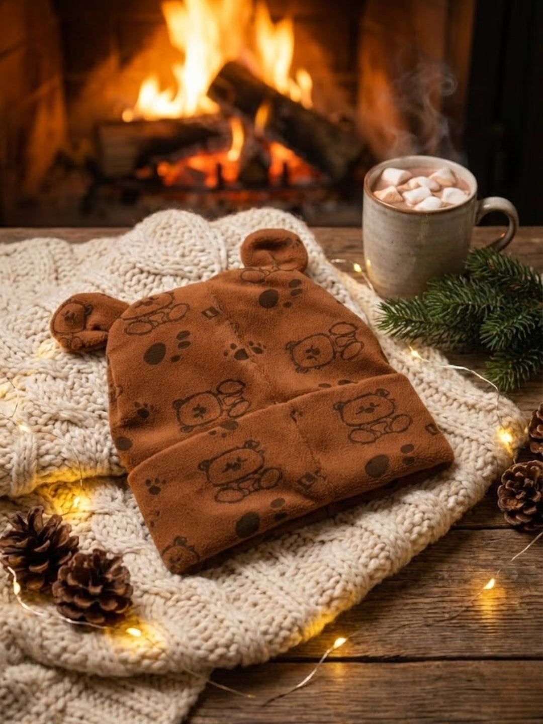 Cdeck Kids Woolen Cap for Boys & Girls | Soft, Warm & Comfortable Winter Wear | 6–18 Months