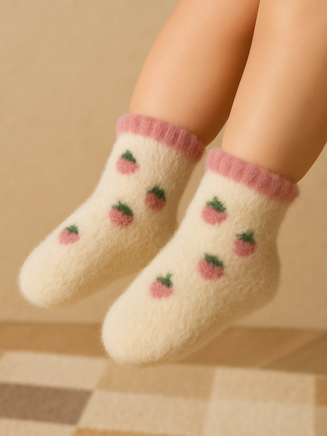 Cdeck Baby Woolen Socks for Boys & Girls | Soft, Warm & Comfortable Winter Socks | 0–4 Years