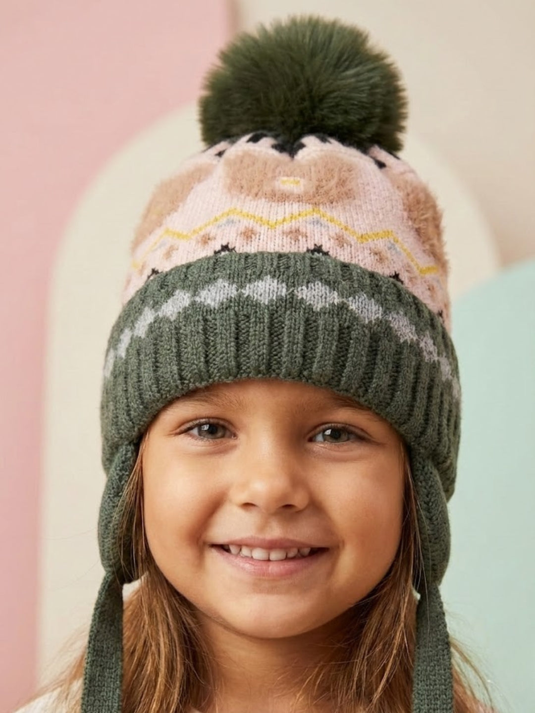 Cdeck Kids Winter Woolen Cap for Boys & Girls | Warm, Soft & Comfortable | 2–4 Years