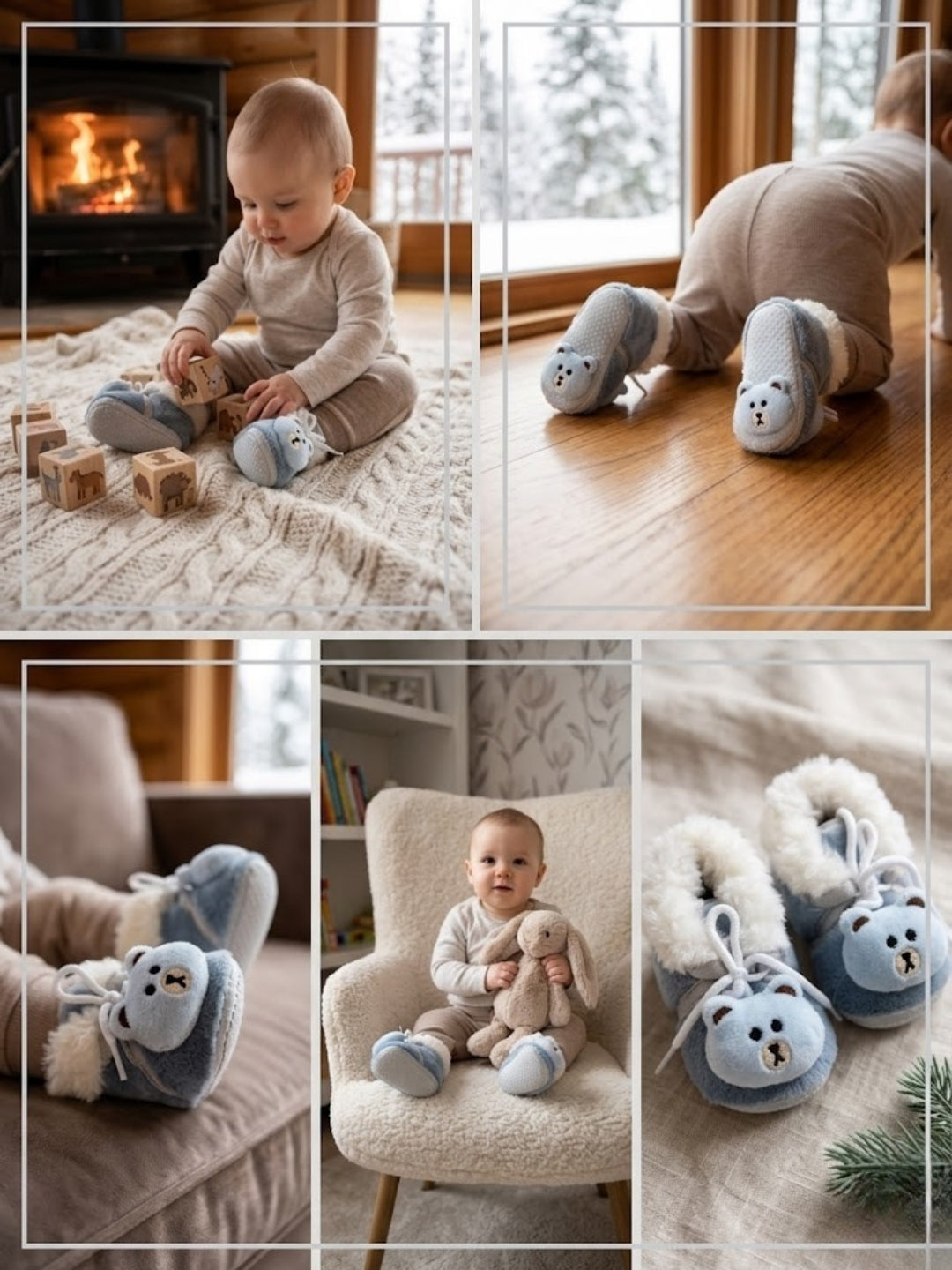 Cdeck Warm Winter Booties for Kids | Soft & Comfortable | 3–18 Months